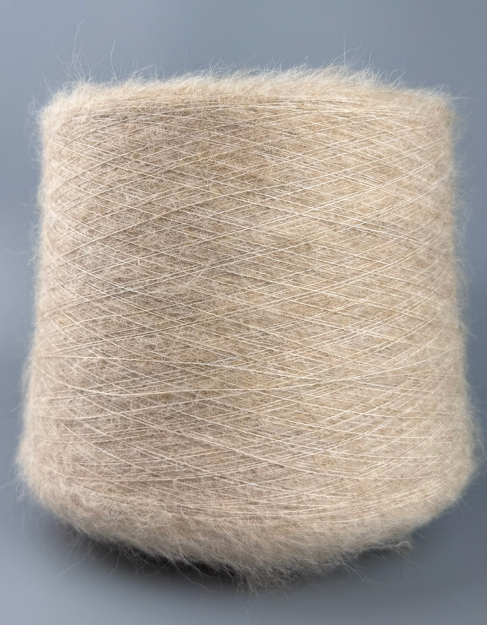 Zimpfer Wolle Selezione Royal Kid 1000m/100g – Mohair Alpaka Kaschmir Garn col. Helles Naturbeige foto 2
